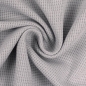 Preview: Waffeljersey | Clarissa | Hellgrau