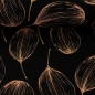 Preview: Jersey | Lunaria Bienvenido Colorido | Aprikose Schwarz