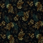 Preview: Sweat | HOLLY | Winterblätter LEAVES | Schwarz