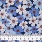 Preview: Baumwolle | Lilly | Blumen Blüten blau