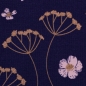 Preview: French Terry Modal | Flower Dream by Colu | Marineblau