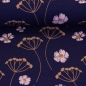 Preview: French Terry Modal | Flower Dream by Colu | Marineblau