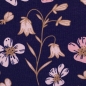 Preview: French Terry Modal | Flower Dream by Colu | Wiese Marineblau