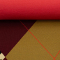 Preview: Panel French Terry | GEOLUXE ARGYLE | Ki-ba-doo | Bordeaux
