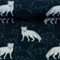 Preview: Jersey | ARCTIC Animals by JaTiJu | Polarfuchs Marineblau