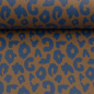Preview: Kunstleder | HAPPY LEO by Cherrypicking | Braun Blau