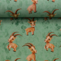Preview: Jersey | Alpenliebe by Mrs.Mint Design | Steinbock Grün