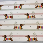 Preview: French Terry | Eigenproduktion | Regenbogendackel Dackel Streifen