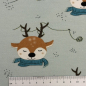 Preview: French Terry | Eigenproduktion | Reindeer Christmas mint