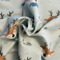 Preview: French Terry | Eigenproduktion | Reindeer Christmas mint
