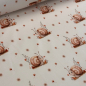 Preview: French Terry | Eigenproduktion | Blütenschnecke Ecru