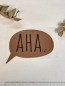Preview: Bügelbild | AHA Sprechblase | Coffee