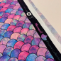 Preview: Jersey | Mermaid | digitale Meerjungfrauenschuppen Rosa Lila Türkis