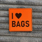 Preview: Label / Etikett | I ♥ BAGS | Orange