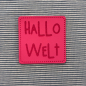 Preview: Label / Etikett | HALLO Welt | Pink