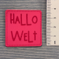 Preview: Label / Etikett | HALLO Welt | Pink