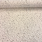 Preview: Musselin | SNOOZY | Dots Weiß Taupe