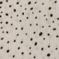 Preview: Musselin | SNOOZY | Dots Weiß Taupe