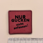 Preview: Label / Etikett | Nur gucken, nicht anfassen | Auswahl