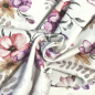 Preview: Jersey digital | Wildblumen | Aquarell weiß