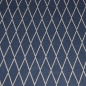 Preview: Jaquardjersey | COZY Collection | Rauten marineblau