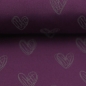 Preview: Softshell | SAKURA Herzen | Lila Purpur reflektierend