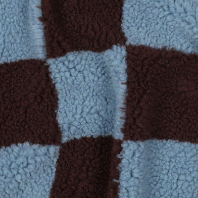 Teddy | CHECK | Blau Bordeaux