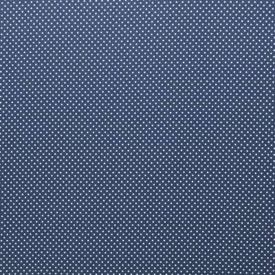 Baumwolle Judith Punkte jeansblau