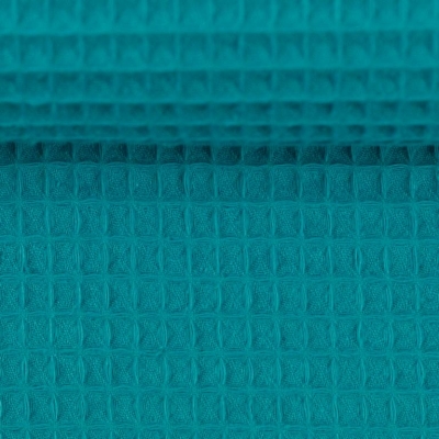 Waffelpiqué | Nelson | Dunkeltürkis Aqua