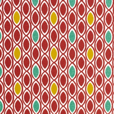 Beschichtete Baumwolle | LEONIE ELipsen | rot