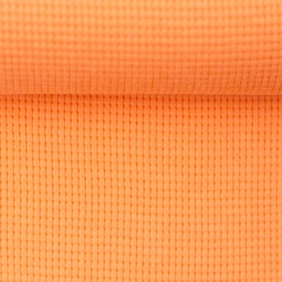 Waffeljersey | Clarissa | Soft Orange