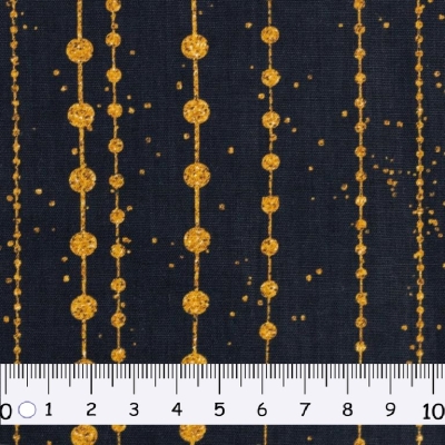 Baumwolle | KIM Weihnachten | Kette schwarz gold