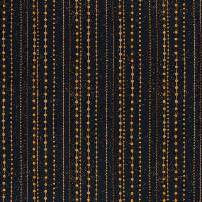 Baumwolle | KIM Weihnachten | Kette schwarz gold