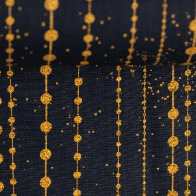 Baumwolle | KIM Weihnachten | Kette schwarz gold