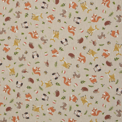 Canvas | Amar | Waldtiere Beige