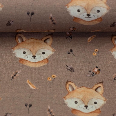 French Terry | Forest Friends by Christiane Zielinsky | Fuchs Braun