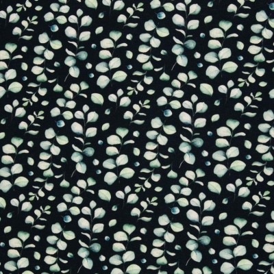 Sweat | COSY Eukalyptus | Marineblau Türkis