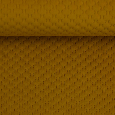 Samt-Möbelbezugsstoff | Caracas | Senfgelb