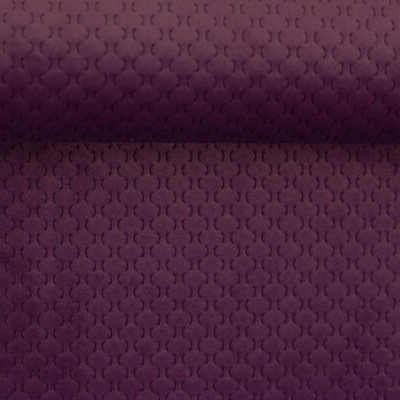 Samt-Möbelbezugsstoff | Caracas | Aubergine