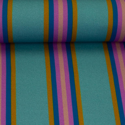 Viskose | Walking by Cherry Picking | Mint Türkis Lila