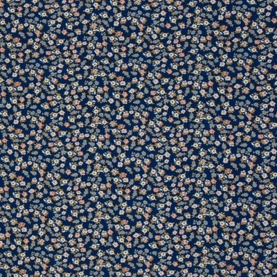 Jersey | Flowers & Wood | Marineblau