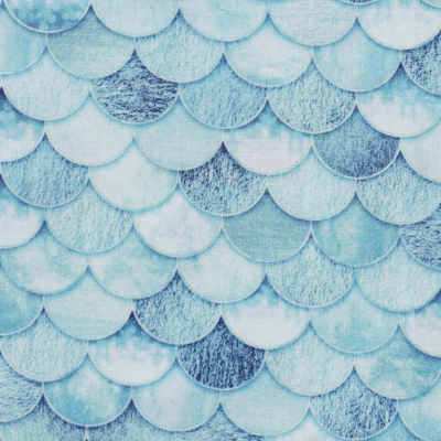 Baumwolle | Mermaid | Meerjungfrau Türkis