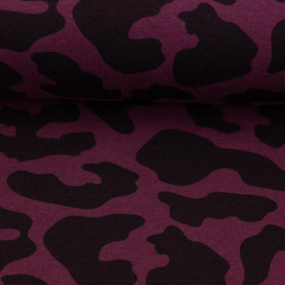 Heavy Sweat | Happy Leo by Cherrypicking | Aubergine Schwarz