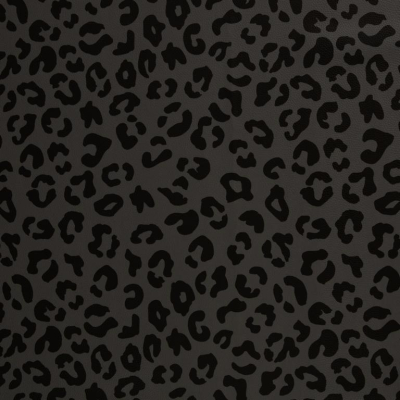 Kunstleder | HAPPY LEO by Cherrypicking | Grau Schwarz