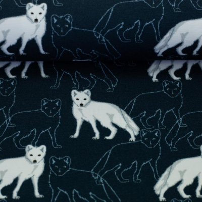 Jersey | ARCTIC Animals by JaTiJu | Polarfuchs Marineblau