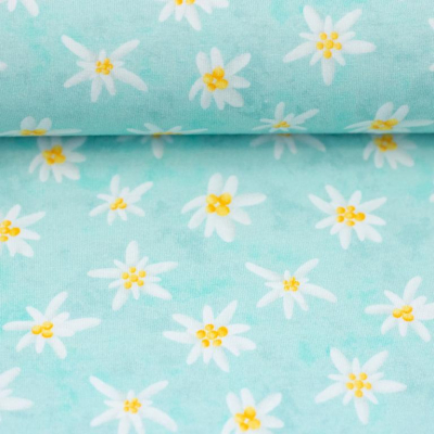 Jersey | Alpenliebe by Mrs.Mint Design | Edelweiß Hellmint