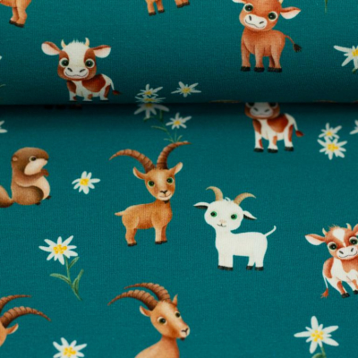 Jersey | Alpenliebe by Mrs.Mint Design | Alpentiere Petrol