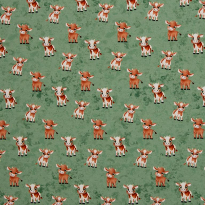 Jersey | Alpenliebe by Mrs.Mint Design | Kühe Grün
