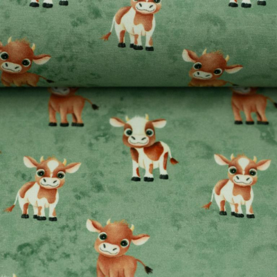 Jersey | Alpenliebe by Mrs.Mint Design | Kühe Grün