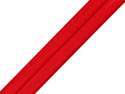 Faltgummi / elast. Schrägband rot